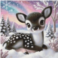 30x30 45Farben Rainbow Fawn