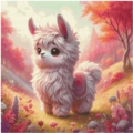 Sweet Lama Pixel 40x40 45 Farben