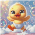 40x40 50Farben Chicks with Pampers