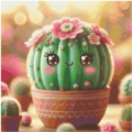 40x40 50Farben Little Cactus