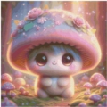 40x40 50Farben Sparkle Mushroom