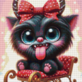 40x60 50 Farben Christmas winter Monster