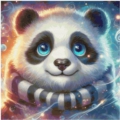 Panda View Pixel 50x50 55 Farben