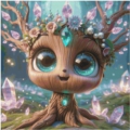 50x50 55Farben Cute Tree Diva