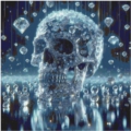 50x50 55Farben Diamond Skull