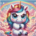 50x50 60Farben Bad Unicorn