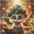50x50 60Farben Cuddly broccoli