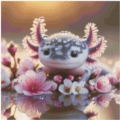 60x60 120 Farben Spring Axolotl