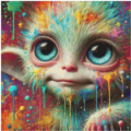 60x60 150 Farben Rainbow Monkey