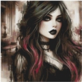 60x60 50Farben Bad Red Hair