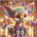 60x60 65Farben Magic Glitter Foxy