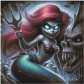 60x60 65Farben Mermaid in the Dark