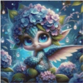 60x60 65Farben Sparkle creature
