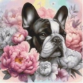 60x60cm 65farben Flower Power Bulli