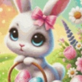60x80 80Farben Easter Bunny