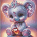 Diamond Painting Bild „Diamond Elfi“ Pixel