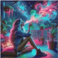 70x70 80Farben Neon Smoke