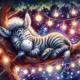 Diamond Painting Bild „Sleeping Zebra“