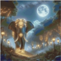 80x80 100Farben Luminous Elephant