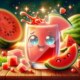 Diamond Painting Bild „A Dash of Watermelon“