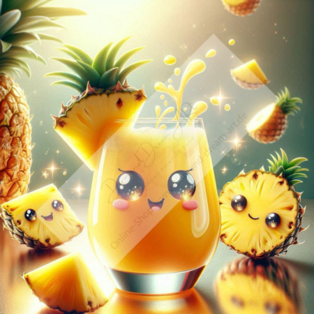 Diamond Painting Bild „A dash of Pineapple“