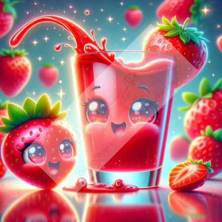 Diamond Painting Bild „A dash of Strawberry“