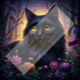 Diamond Painting Bild „Angies Black Cat“