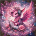 Angie´s Music Dragon 60x60 cm 100 Farben