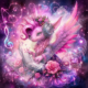 Diamond Painting Bild „Angie´s Music Dragon“