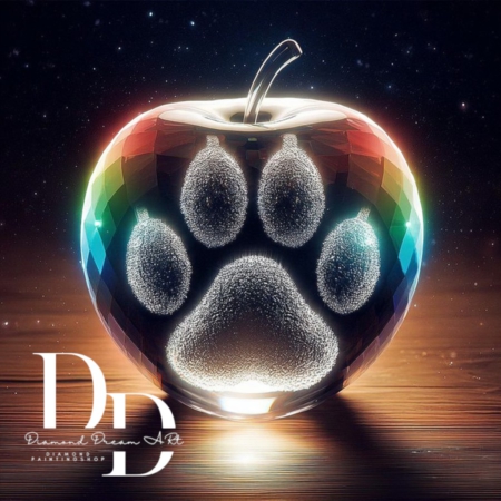 Animal Paws Apple 50x50 cm 196 Farben