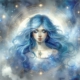 Diamond Painting Bild „Aquarell Jungfrau“