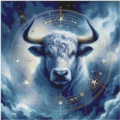 Aquarell Stier 70x70 cm 110 FArben