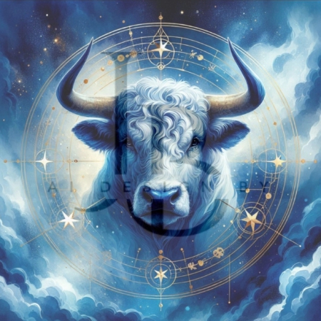 Diamond Painting Bild „Aquarell Stier“