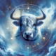 Diamond Painting Bild „Aquarell Stier“