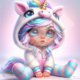 Diamond Painting Bild „Baby Girl“