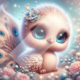 Diamond Painting Bild „Baby Peacock“
