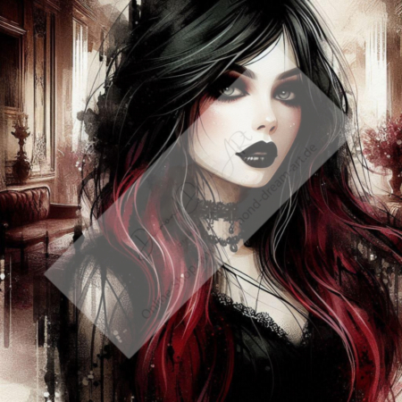 Diamond Painting Bild „Bad Red Hair“