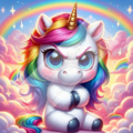 Diamond Painting Bild „Bad Unicorn“