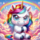 Diamond Painting Bild „Bad Unicorn“