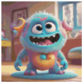 Blue moon Monster 80Farben 30x30