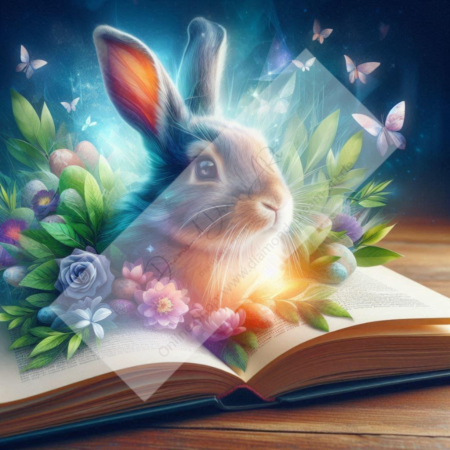 Diamond Painting Bild „Book of Easter“
