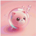Bubble Fluffy 35 Farben 40x40