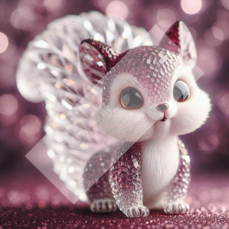 Diamond Painting Bild „Crystal Squirrel“