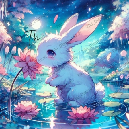 Diamond Painting Bild „Cute Rabbit“