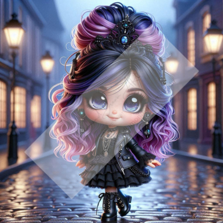 Diamond Painting Bild „Dark Diva“