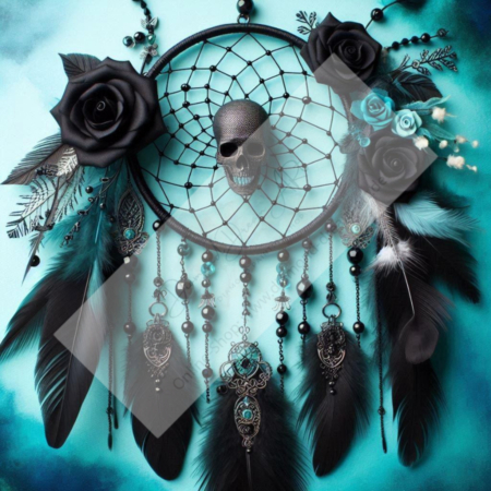 Diamond Painting Bild „Dark Dreamcatcher“