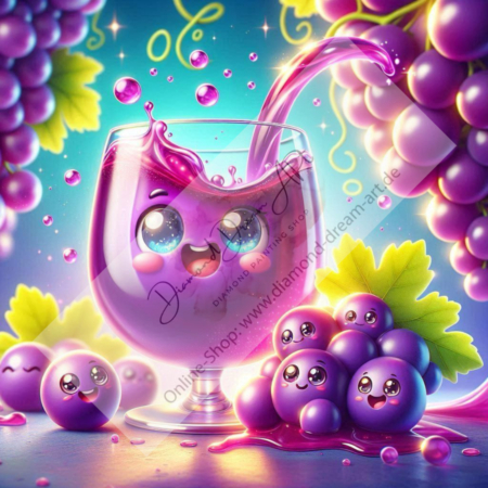 Diamond Painting Bild „Dark Grape“