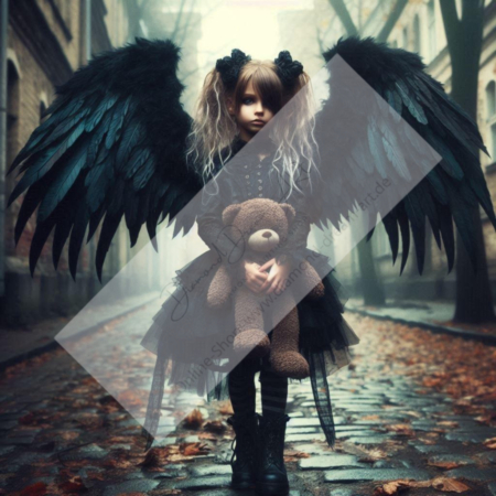 Diamond Painting Bild „Dark Wings“