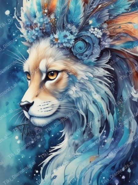 Diamond Painting Bild „Das Wesen der Blumen“