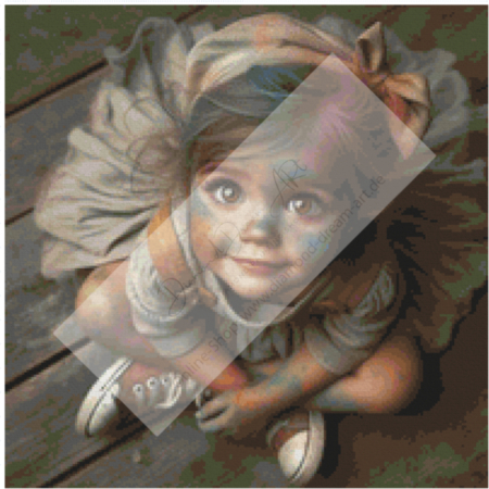 Diamond Painting Bild „Colorful Girli“